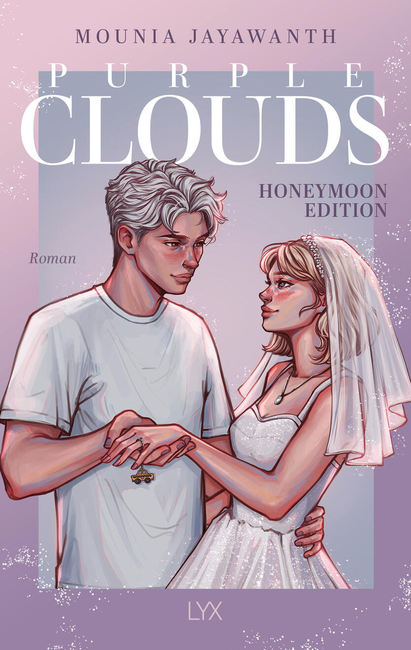 PURPLE CLOUDS Honeymoon Edition by Mounia Jayawanth - BOOK COVER ILLUSTRATION