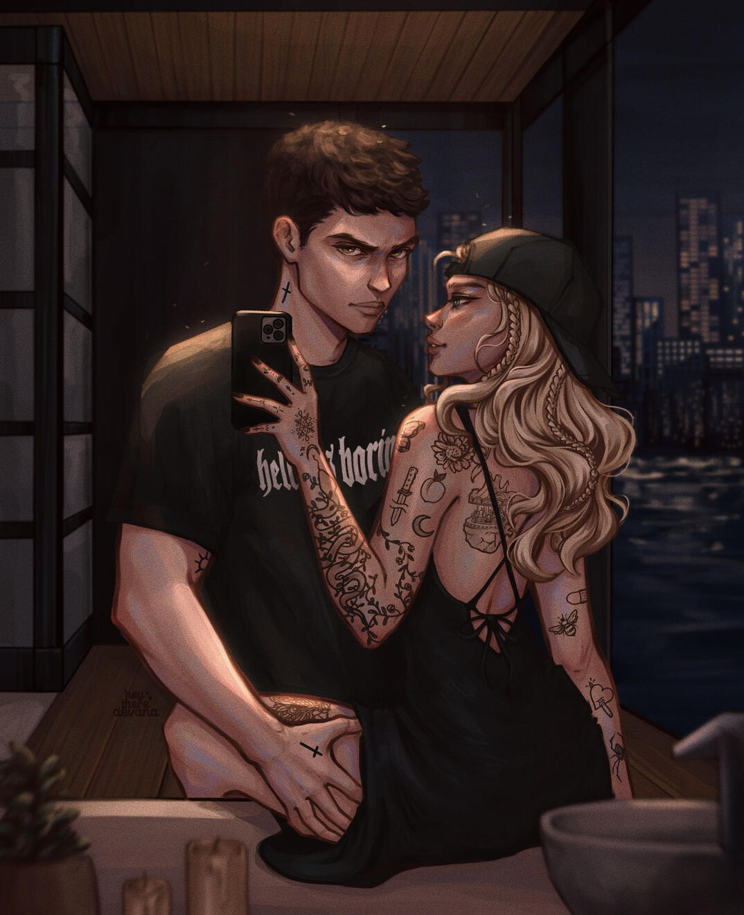 SAND CASTLE RUINS by Vivien Summer - CHARACTER ART ILLUSTRATION