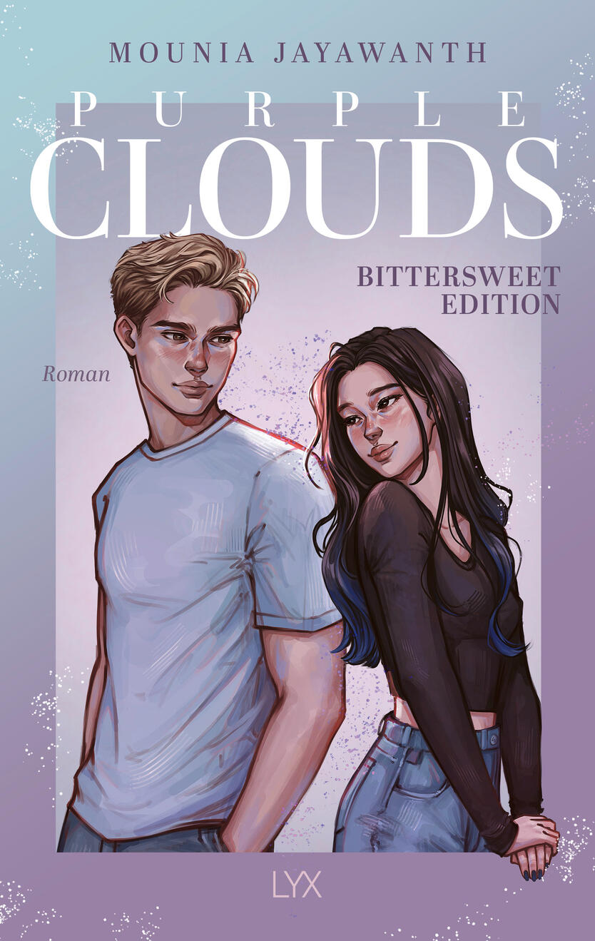 PURPLE CLOUDS Bittersweet Edition by Mounia Jayawanth - BOOK COVER ILLUSTRATION