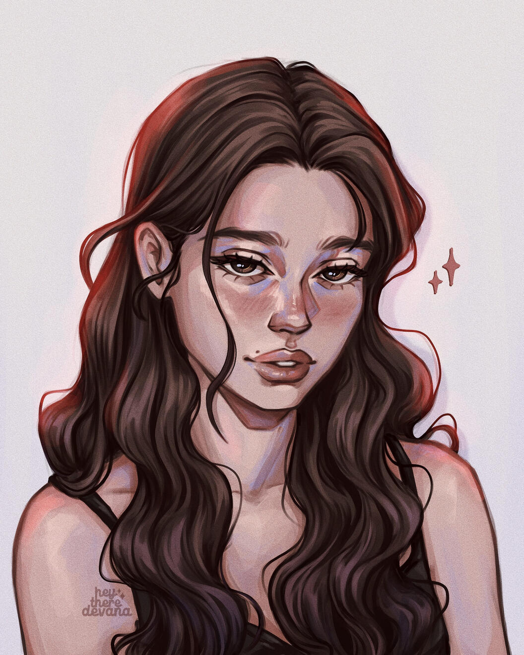 LETTERS FROM HELL by Kat King - CHARACTER ART ILLUSTRATION